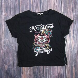 Ruby & Lace Womens M Black T Shirt Short Sleeve Crew Neck Tiger Graphic